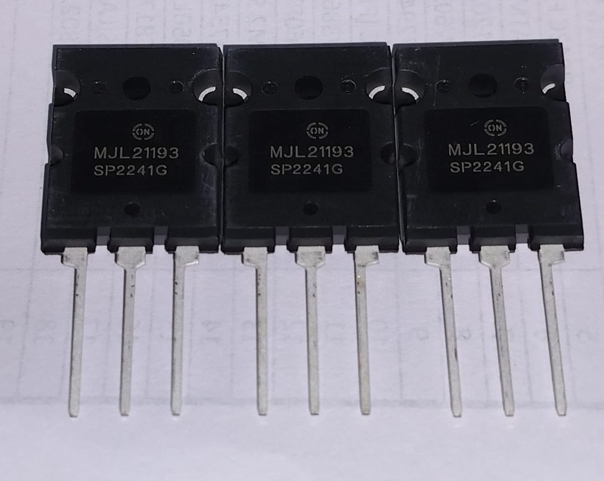 ON Semiconductor MJL21193 markings inspected against datasheet